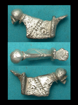Enigmatic Danubian Celt Silver Duck ca. 1st Cent AD
